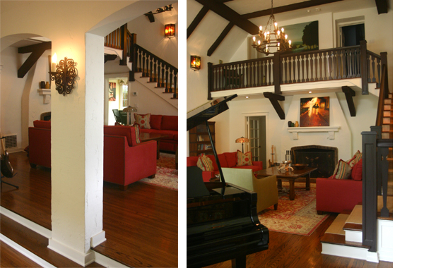 foyer living room design